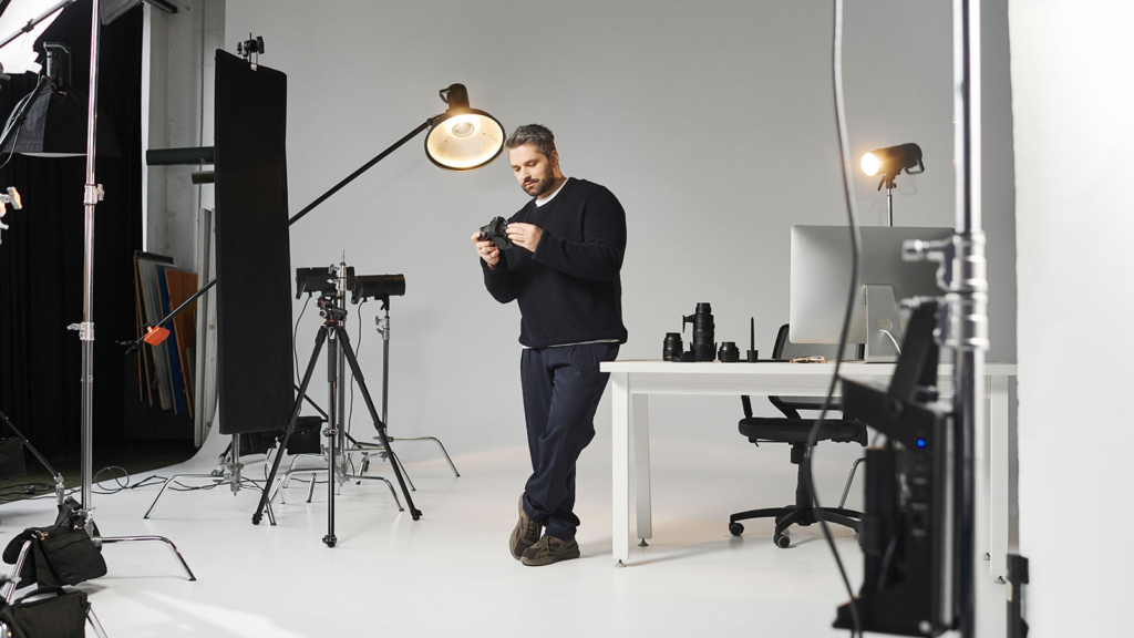 oświetlenie w studio fotograficznym